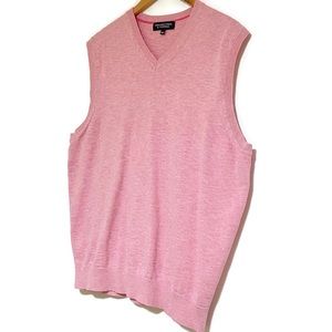 ROUNDTREE & YORKE KNIT SWEATER VEST SIZE L